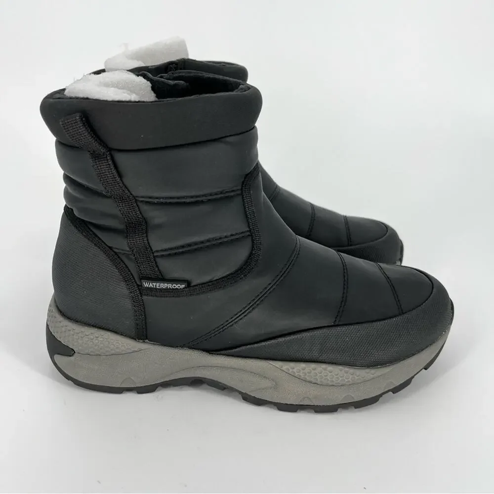 Baretraps Darra Cold Weather Boots Black Waterproof Faux Fur - Size 7.5